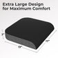 Kölbs Extra Large Seat Cushion, Stylish Plush Velvet Cover, X-Large Memory Foam for Office Chair, Floor Pillow, Cushion Back Pain Coccyx Pain Relief, Carry Handle (Extra Large)
