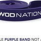 WOD Nation Pull Up Assistance Bands (10-175lbs Band) - Best for Pullup Assist, Chin Ups, Resistance Bands Exercise, Stretch, Mobility Work & Serious Fitness - 41 inch Straps