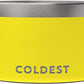 Coldest Dog Bowl - Anti Rust Metal, Non Slip, 3 Layers Insulated Stainless Steel Dog Bowls - Spill Proof & Heavy Duty - Water Bowl for Dogs, Cats & Pets, Dish Washer Safe (200 oz, Solar Yellow)
