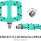 FOOKER MTB Pedals Mountain Bike Pedals 3 Bearing Non-Slip Lightweight Nylon Fiber Bicycle Platform Pedals for BMX MTB 9/16"