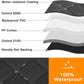 Kytely Dog Car Seat Cover XL, Heavy Duty Dog Seat Cover for Back Seat, 100% Waterproof Nonslip Hammock for Car with Side Flap, Scratch Proof Pet Back Seat Covers