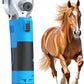oneisall Cordless Horse Clippers,Professional Horse Grooming Clippers with 2 Batteries,Detachable Stainless Steel Blade Heavy Duty Horse Grooming Kit for Thick Coat