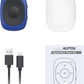 AGPTEK G02 8GB Clip MP3 Player with FM Shuffle, Portable Music Player with Sweatproof Silicone Case for Sports, Blue