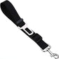 Elisel Elisel 2 Packs Adjustable Length Pet Dog Cat car seat Belt Pet seat Belt Pet Accessories for Dogs Cats and Pets (Black Pink)