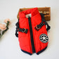 HDKUW Small Dog Jacket, Small Dog Coat Harness Winter Warm Vest Jacket Waterproof Cotton Costume for Puppy Small Dogs (S, Red)