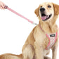 Dog Seat Belt, Safety Vest Dog Car Harness with Adjustable Buckle Dog Seat Belt for Vehicle Nylon Pet Safety Seat Belts Heavy Duty(XL, Pink Daisy)