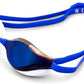 ARENA Unisex Python Racing Swim Goggles for Men and Women Anti-Fog No Leak Max Comfort Dual Strap, Mirror/Non-Mirror Lens