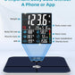 Lepulse Body Fat Scale, Scale with Bmi, Body Fat, Muscle Mass, Digital Bathroom Scale Body Composition Monitor, 14.2" Big Platform, No Need Mobile Phone Or App, 400lb