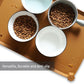 Hoki Found L Silicone Pet Food Mats Tray - Non Slip Pet Dog Cat Bowl Mats Placemat - Dog Pet Cat Feeding Mat - Waterproof Dog Cat Food Mats -Pet Water Mats for Carpet -Butterscotch