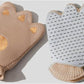 Zoocozy 2 in 1 Pet Hair Removal Glove for Cat Dog, Indoor Cat Grooming Gloves, Pet Washing Brush for Shedding Massage - Double-Sided Available(Brown)