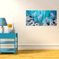 SYGALLERIER Jelly Fish Large Metal Wall Art Hand Grind Aluminum Artwork 3D Undersea World Coastal Pictures Nautical Decor for Living Room Bedroom