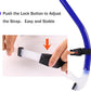 Swim Snorkel for Lap Swimming，No Loud gurgling Noise No Hurt Forehead No Slip Swimming Snorkeling Training for Adult/Kid/Youth,Swimmer Snorkle Center Mount Snorkel One-Way Purge Valve