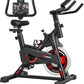 Exercise Bike, Stationary Bike for Home/Indoor Cycling Bike Silent Belt Drive, Stationary Bike with 300lbs Weight Capacity w/Comfortable Seat Cushion & Tablet Mount