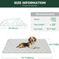 FXW Washable Pee Pads for Dogs, Puppy Pads with Super Absorbent, Specifically Designed for FXW Rollick/Homeplus 32/40/45inch 6 Panels Dog Playpen, 71" × 43" Rectangle, Khaki, 1 Pack