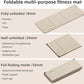 Foldable Yoga Mat Extra Thick 0.32 Inches Eco-Friendly POE Material, Non-Slip Design Fitness Mats, Multi-Purpose Workout Mats For Studio or Home Use (70 x 24 x 0.32 inches）