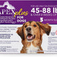 Apex Plus Flea and Tick Prevention for Dogs | Large (45-88 lbs) | 3-Month Supply | Dog Flea and Tick Treatment | 24-Hour Activation, Waterproof, 30-Day Protection