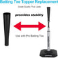 Baseball & Softball Batting Tee,Portable Hitting Tee,with Heavy Duty Base,Flexible Rubber Top,Adjustable Height