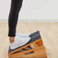 StrongTek Professional Wooden Slant Board, Adjustable Incline Board and Calf Stretcher, Stretch Board - Extra Side-Handle Design for Portability