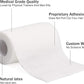 TOBWOLF 12PCS Self Adhering Bandage, 4" x5yd / 10cmx4.5m Cohesive Elastic Bandage Wrap Gauze Roll, Breathable Sports Tape, Medical Wrap for Wrist Ankle Knee Leg Sprains Swelling - White