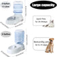 Automatic Dog Feeder and Water Dispenser Set for Large Dogs, 3 Gallon Gravity Dog Cat Food and Water Dispenser Set with Pet Food Bowl,Large Pet Food Water Dispenser Station