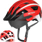 VICTGOAL Bike Helmet for Men Women with Led Light Detachable Magnetic Goggles Removable Sun Visor Mountain & Road Bicycle Helmets Adjustable Size Adult Cycling Helmets