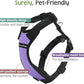 Dog Seat Belt, Safety Vest Dog Car Harness with Adjustable Buckle Dog Seat Belt for Vehicle Nylon Pet Safety Seat Belts Heavy Duty(M, Purple)