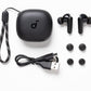 Soundcore by Anker P20i True Wireless Earbuds, 10mm Drivers with Big Bass, Bluetooth 5.3, 30H Long Playtime, Water-Resistant, 2 Mics for AI Clear Calls, 22 Preset EQs, Customization (White)