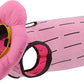 EMUST 2-in-1 Cat Recovery Suit & Cone Collar - Cute Surgical Suit for Abdominal Wounds, Adjustable Soft Flower Collar - Cat Onesie After Surgery, 4-8lb (Pink, M)