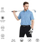 Men's Golf Polo Shirts Short Sleeve Striped Performance Moisture Wicking Dry Fit Golf Shirts for Men