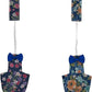 2 PCS Floral Bird Diaper Nappy Clothes Reusable Washable Cloth Blue&Green for Parrot Macaw Budgies Parakeet