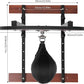 Speed Bag Platform Set, Adjustable Height Punching Bag Wall Mounted Fitness Training Punching Bag w/360° Ball Bearings for Reflex Coordination (Height-Adjustable Version)