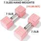 15LB 20LB 50LB Adjustable Dumbbell Set Free Weights Dumbbells Set for Women Men Hand Weights Sets Adjust Dumbbell Weight Sets for Home Gym Exercise Workout Strength Training Equipments