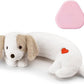 Heartbeat Puppy Toy for Dogs, Heartbeat Stuffed Animal for Anxiety Relief Calming Aid, Heartbeat Stuffed Toy for Behavioral Aid Crate Kennel Training, Puppy Essentials White