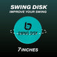 Swing Disk Baseball Swing Trainer, Baseball Hitting Trainer Disks for Improving Baseball Swing, Baseball Training Equipment to Analyze Swing and Improve Batting Mechanics