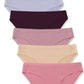 FINETOO 6 Pack Women’s Seamless Hipster Underwear No Show Panties Invisibles Briefs Soft Stretch Bikini Underwears XS-XL
