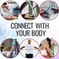 TECEUM Stretching Strap for Yoga & Physical Therapy – 10 Loops – Non-Elastic Leg Stretch Straps for Stretching, Exercising, Pilates, Post-Injury Rehabilitation for All Levels – Men & Women
