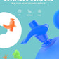 Hearprotek 3 Pairs Swimming Ear Plugs for Kids, Soft Silicone Reusable Waterproof Earplugs for Toddlers Bathing Swimming and Other Water Sports(Blue/Orange/Green)