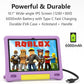 10.1 Inch Kids Tablet with Shockproof Case | Android 14, 64GB+8GB RAM, 12H Battery | Parental Control, Google Kids Space & Preloaded Educational Apps | WiFi 6, HD Display, Ages 3-12