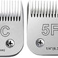 4Pack Dog Grooming Blades Compatible with Andis Dog Clippers,Dog Clipper Blades Compatible with Oster A5,Wahl km10 Dog Clippers for Animal Dog Cat Horse,Stainless-Steel Blade Sharp