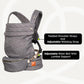 Ergonomic Baby Carrier for Newborns to Toddlers (7-35 lbs) with Adjustable Straps and Belt Bag – Comfortable, Versatile, and Stylish Babywearing Solution