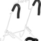 Retrospec Apollo Detachable Front Bike Basket Steel Half-Mesh with Integrated Detachable Hooks and Built-In Handle, Easy Assembly and Portability for Bicycles