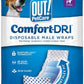 Out! PetCare Disposable Dog Diapers Male, Puppy Belly Band, Potty Training, Doggie Diapers, Belly Bands for Male Dogs, Puppy Training, Incontinence, (XS/S, 12ct)
