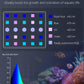 Pawfly 50 W Saltwater Aquarium Light for SPS & LPS Corals, Clip-On Dimmable LED Reef Light with Adjustable Brightness, Day/Night Modes, Timer, Blue RGB Violet UV Lighting for Marine Fish Tanks