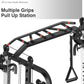 DONOW Smith Machine with Weight Stacks Power Cage Squat Rack Dual Cable Crossover Machine Home Gym Systems Station LAT Pull Down