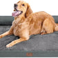 Large Dog Bed Orthopedic Washable - Beds Bolster - Extra Large Big Dogs - Memory Foam Couch Sofa - Waterproof with Removable Cover - Dark Grey Dog Bed