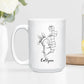 Rabbit Animal Coffee Cup Gift For Men Women Kids Children, Personalized Rabbit Lover Accent Teacup, Cute Rabbits White Coffee Mug 11 Oz 15 Oz, Custom Name Animal Rabbits Travel Mug Gift For Birthday