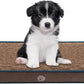 EMPSIGN Dog Bed Mat 23 Inch Reversible Warm & Cool,Washable Dog Crate Bed with Egg Crate Foam Support, Pet Sleeping Mat for Large Medium Small Dogs, Fluffy Kennel Pad(Brown)