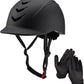 Equestrian Set - Helmet and Gloves for Horseback Riding and Training - Horse Riding Safety Gear Helmets Equestrian Equi-Pro Gear Gloves for Women, Man