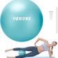 Pilates Ball, 9 Inch Small Exercise Mini Soft Workout Yoga Ball with Exercise Guide, for Home Gym Yoga, Pilates, Core Training, Workout, Balance, Stability