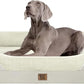 Washable Orthopedic Large Dog Bed - Removable Waterproof Cover with Bolster Machine Washable Extra Large Dogs Beds Foam Support XL Big Pet Beds